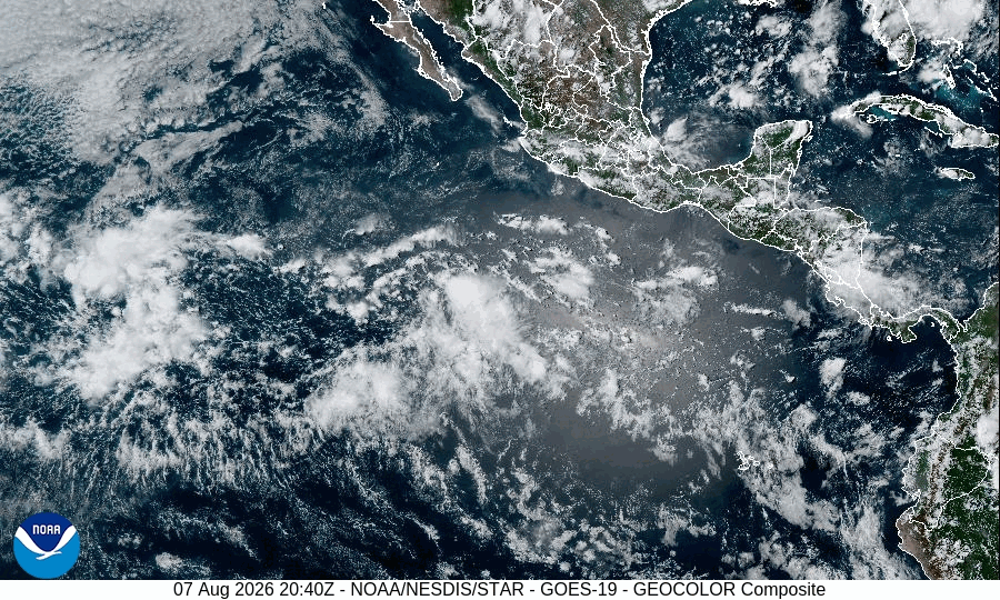 Visible satellite wide view