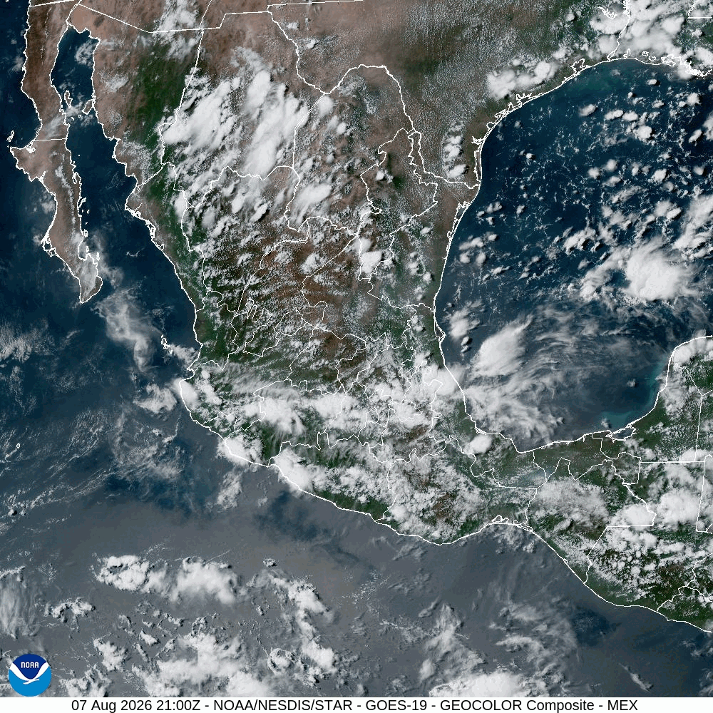 Visible satellite closeup